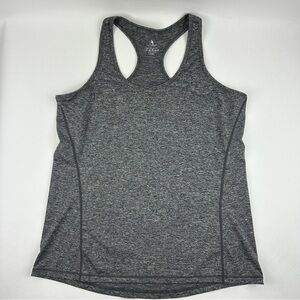 Icyzone Tank Top Womens XXL Gray Racerback